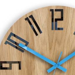 Large Wall Clock, Unique Wall Clock, Wood Unusual Modern Slim_Wood, 12.60 - thumbnail 2