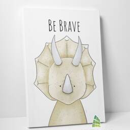 Dinosaur Inspirational Quotes Canvas Art Wall Children Kids Nursery Print Picture Framed Home Decor - thumbnail 3