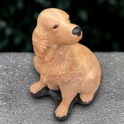 Stone Cocker Spaniel Statue Concrete Dog Figurine Outdoor Pet Ornament Dog Lover Gift Handmade Memorial Decoration - thumbnail 3