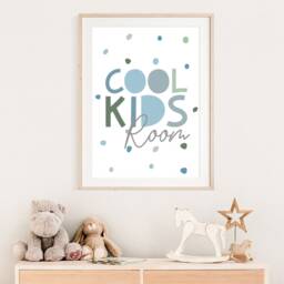 Cool Kids Room Print, Boys Nursery Prints, Muted Blue, Bedroom Decor, Playroom Wall Art, Home Decor - thumbnail 4