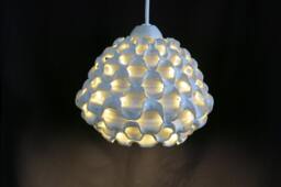 Danish Ceramic Hanging Lamp - thumbnail 1