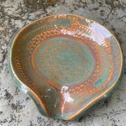 Self-Draining Ceramic Soap Dish With Soap//Made in Usa - thumbnail 2