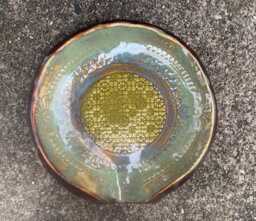 Self-Draining Ceramic Soap Dish With Soap//Made in Usa - thumbnail 1