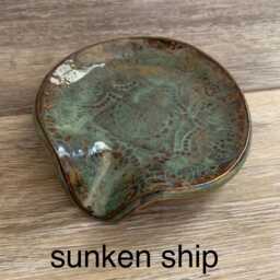 Self-Draining Ceramic Soap Dish With Soap//Made in Usa - thumbnail 4