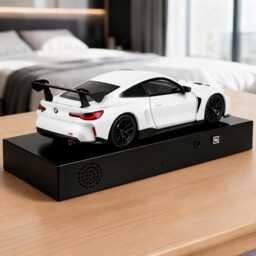 Bmw M4 Car Alarm Clock - Realistic Engine Sound, Handmade, Enthusiast Gift - thumbnail 2