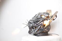 "Industrial Lamp ""In The Eyes Of A Tiger" - thumbnail 1