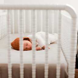 Linen Crib Sheets Girl Nursery Gender Neutral Baby Bedding - thumbnail 1