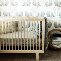 Linen Crib Sheets Girl Nursery Gender Neutral Baby Bedding - thumbnail 3