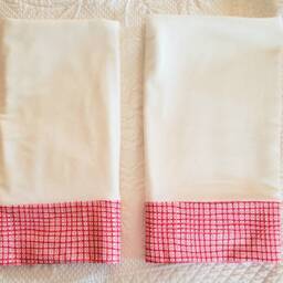 Six New Designs in Soft Cotton Flannel. Queen Size Pillowcases With Cotton Trim. Sleep Care. Custom Orders Accepted. Ships Free Usa - thumbnail 2