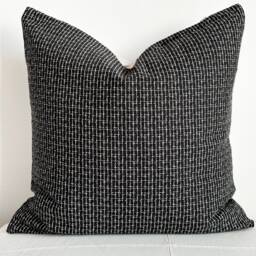 Neutral Textured Pillow Cover Set Boho Home Decor, Handmade Linen - thumbnail 2