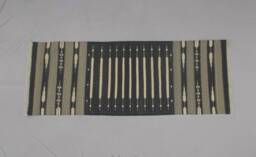 Grey Cotton Runner Handmade Rug Runner - Multi Sizes & White Hand Woven - thumbnail 1