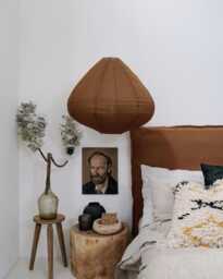 Tobacco Linen Light Shades - Available in Every Shapes & Size - thumbnail 1