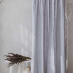 Custom Linen Curtain - Pencil Pleat Top Farmhouse, Minimalist, Coastal Style Handmade From Natural Sustainable Window Treatment - thumbnail 3