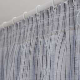 Custom Linen Curtain - Pencil Pleat Top Farmhouse, Minimalist, Coastal Style Handmade From Natural Sustainable Window Treatment - thumbnail 2