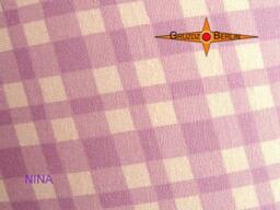 Purple Checkered Hanging Lamp Nina ??45 cm Pendant With Light Edge Diffuser - thumbnail 3