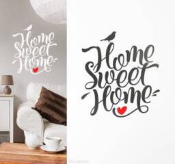 Wall Sticker Home Sweet Decal Family Tattoo Living Room Art Ws30