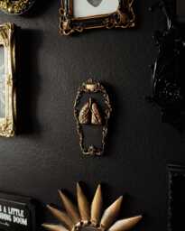Lungs in Coffin Goth Wall Hanging - Handmade Gothic Decor Witchy Gallery Filler Dark Academia Anatomy Gift Spooky Home