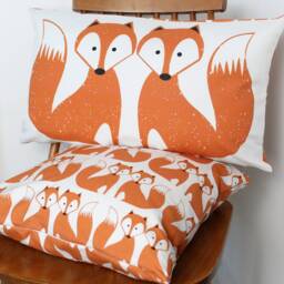 Foxy Motif Fox Cushion Cover Pillow Sham Throw Sale - thumbnail 2