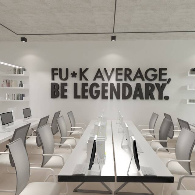 Be Legendary Workplace Wall Art , Functional Office D??cor Cool Offices, Decor Skuavlege - image 1