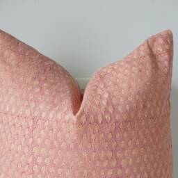 Lumbar Pillow Cover Indian Block Print, Natural Dyed Batik Textile - thumbnail 3