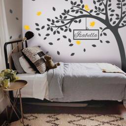 Personalized Tree Wall Decal, Nursery Decor, Vinyl Decals - thumbnail 2