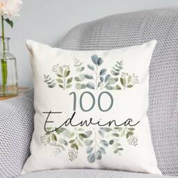 Personalised Birthday Cushion - 18Th, 21st, 30Th, 40Th, 50Th, 60Th, 70Th, 80Th, 90Th, 100Th Gift Special Birthday - thumbnail 4