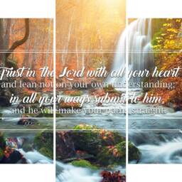 Proverbs 35-6 #40 Niv Trust in The Lord Bible Verse Canvas - Christian Scripture Religious Wall Art Home Decor Paintings - thumbnail 3