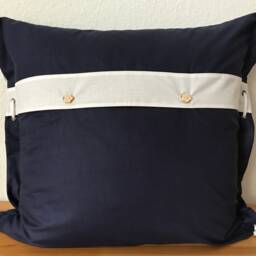 1 Pillow Cover Cushion Maritime Beach 50x50cm - thumbnail 3
