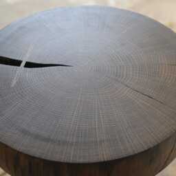 Black Oak, Massive Side Table - thumbnail 4