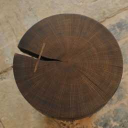 Black Oak, Massive Side Table - thumbnail 2