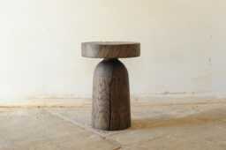 Black Oak, Massive Side Table - thumbnail 1