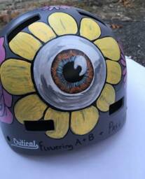Flower Bike Helmet - thumbnail 1