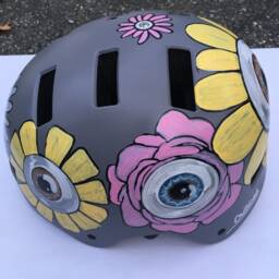 Flower Bike Helmet - thumbnail 2