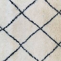 Custom Runner Rug, 2.5x9Ft, Moroccan Rug Long Curve Runner Berber, Hallway Berber White - Handmade -Handwoven - thumbnail 4