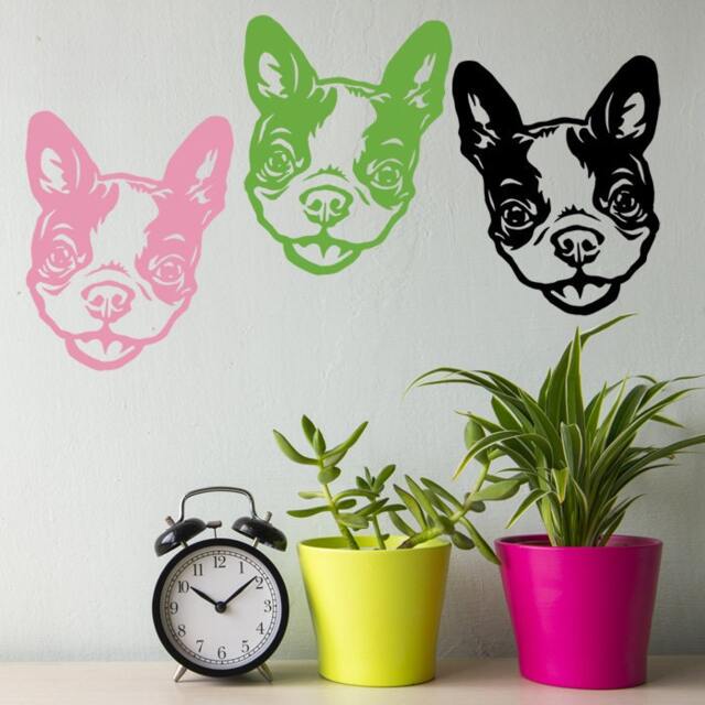 Boston Terrier Kiss Vinyl Decal Car, Wall, & Ipad Sticker - image 1