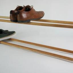 Oak & Glass - Shoe Rack Shelf Multiple Sizes - thumbnail 3