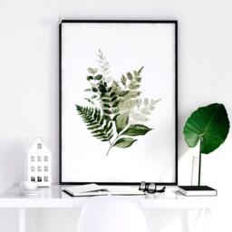 Home Decor Wall Art, Boho Botanical Set Of 3 Prints, Living Room Decor, Hangings Office Above The Bed Art - thumbnail 3