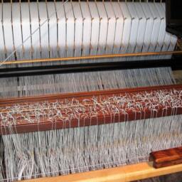 Handwoven Baby Blanket - Peach - thumbnail 4