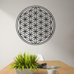 Flower Of Life Wall Decal - Flower Art Decor Sacred Geometry - thumbnail 3