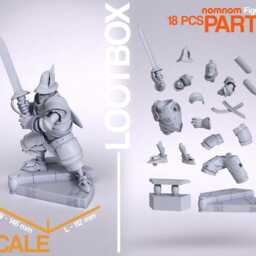 steiner - Ff9 3D Printed Figure 110 Scale - thumbnail 3