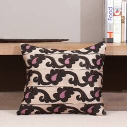 "Set Of 5 Pcs, Suzani Pillow Cover, Uzbek Pillow, 13.98"" X 16.73" - thumbnail 3