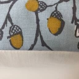 "Acorn Trail Cushion Cover Set Of 2 Duck Egg Blue Cotton, 16""-24" - thumbnail 2
