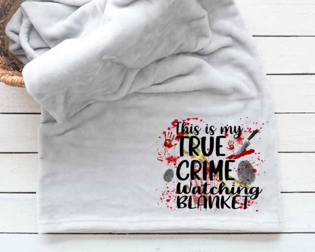 This Is My True Crime Watching Blanket - True Crime Murder Documentary Blanket - image 1