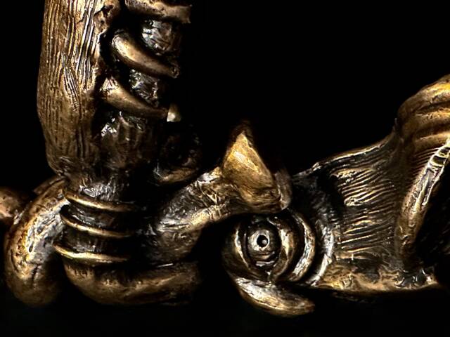 Bronze Fairy Sculpture, Mermaid, Aquarius Art, Limited Edition - image 1