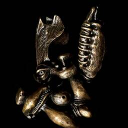 Bronze Fairy Sculpture, Mermaid, Aquarius Art, Limited Edition - thumbnail 2