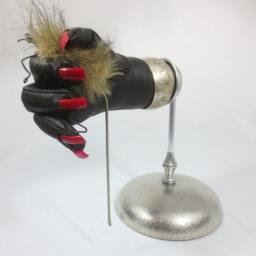 Odd Furry Little Creature Held Gently in A Bizarre Red -Taloned Hand - thumbnail 2