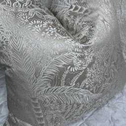 Leopardo Champagne Jacquard Cushion Cover - Double-Sided Handmade Pillow Neutral Beige Sanderson Fabric British-Made Home Decor - thumbnail 2
