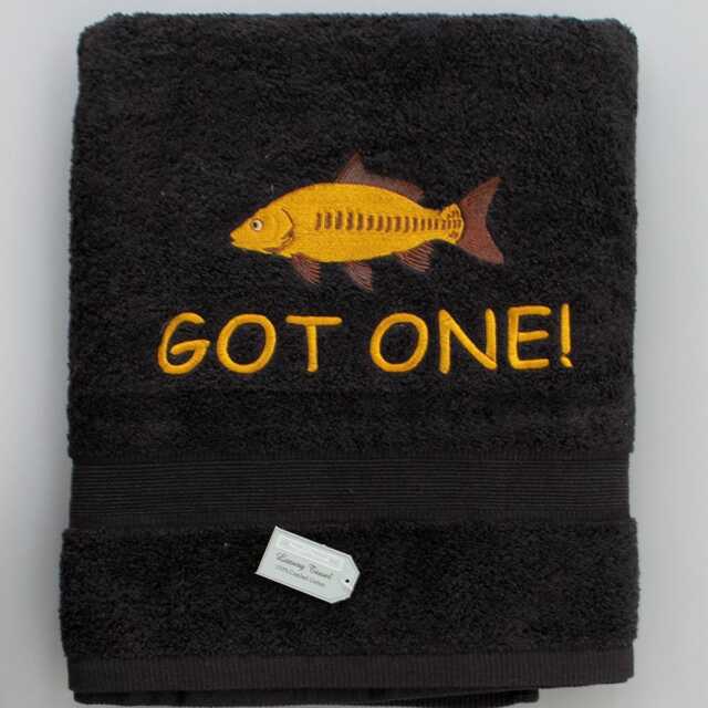 Personalised Fishing Bath Towel Or Large Sheet - Great Gift For Dad - image 1