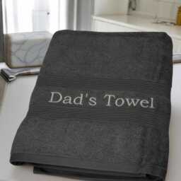 Personalised Fishing Bath Towel Or Large Sheet - Great Gift For Dad - thumbnail 2