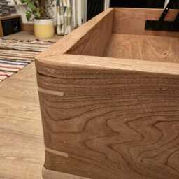 Lifting Coffee Table - Hardwood Black Cherry Maple Farmhouse Furniture With Hairpin Legs Storage - thumbnail 4